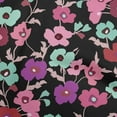 thumbnail image 1 of oneOone Georgette Viscose Pink Fabric Floral Dress Material Fabric Print Fabric By The Yard 42 Inch Wide, 1 of 4