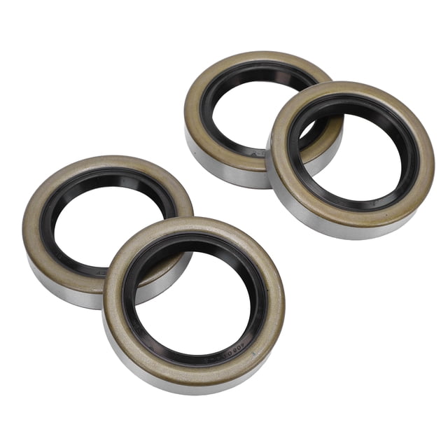 Seles de Grasa de Cubo de Remolque, Seles de Grasa de Labios Dobles de Alta Dureza 171255TB 4pcs de desgaste para 3500 lb. Ejes de Remolque
