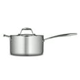 thumbnail image 2 of Tramontina Signature 4-Quart Tri-Ply Clad Stainless Steel Sauce Pan with Lid, Induction Ready, Oven & Dishwasher Safe, 2 of 10