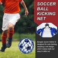 thumbnail image 4 of Uxcell Soccer Ball Kicking Net Solo Football Ball Kick Net Practice Training Aid Soccer Return for Ball Blue, 4 of 6