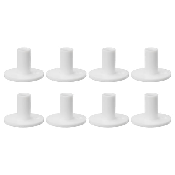 Uxcell Rubber Golf Tee, 8 Pack 1.4 Inch Golf Practice Tees for Driving Range and Hitting Mats, White