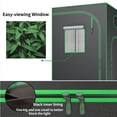 thumbnail image 3 of 48"x78"x96" Grow Tent, 600D Mylar Hydroponic Growing Tents for Plants Inside Reflective Grow Tent Growing Room Hydroponic System, 3 of 6