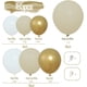 thumbnail image 2 of 185 arcos de globos beige, guirnalda de globos de cumpleaños de arena y blanco para decoraciones de cumpleaños, bodas, duchas, decoraciones de fiestas bohemias Rojo Verde, 2 of 5