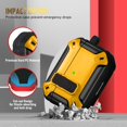 thumbnail image 5 of Airpod Pro Case Cover with Secure Lock Clip, Military Armor Series Full-Body Rugged Hard Shell for Men Women with Keychain Carabiner,Shockproof Protective Case for AirPod Pro,Yellow, 5 of 5