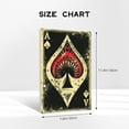 thumbnail image 4 of 8x12 inch Canvas Hanging Picture Ace Of Spades Poker,Man Cave,Living Room,Poker Room,Bathroom Wall Art Decor Painting Canvas,Gifts For Poker Lovers,Exquisite Ace Of Spades Posters & Prints, 4 of 6