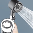 thumbnail image 1 of Cabezal de ducha de alta presión, cabezal de ducha de baño, cabezal de ducha de baño ajustable extraíble de 3 modos, cabezal de ducha de mano, para sa 2 piezas Soledad Titular de la alcachofa de ducha, 1 of 10