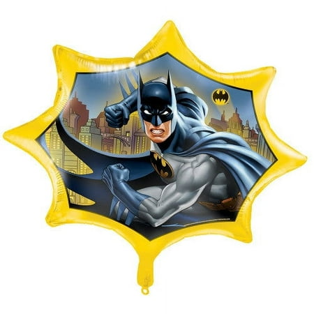 28 inch Batman In The City Foil Mylar Balloon - Party Supplies Decorations