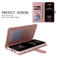 thumbnail image 4 of Compatible with iPhone 14 Pro Case 2022 for Women, Premium PU Leather Flip Cover with Card Holder and Kickstand Feature Protective Phone Wallet Case for iPhone 14 Pro 6.1 Inch, 4 of 11