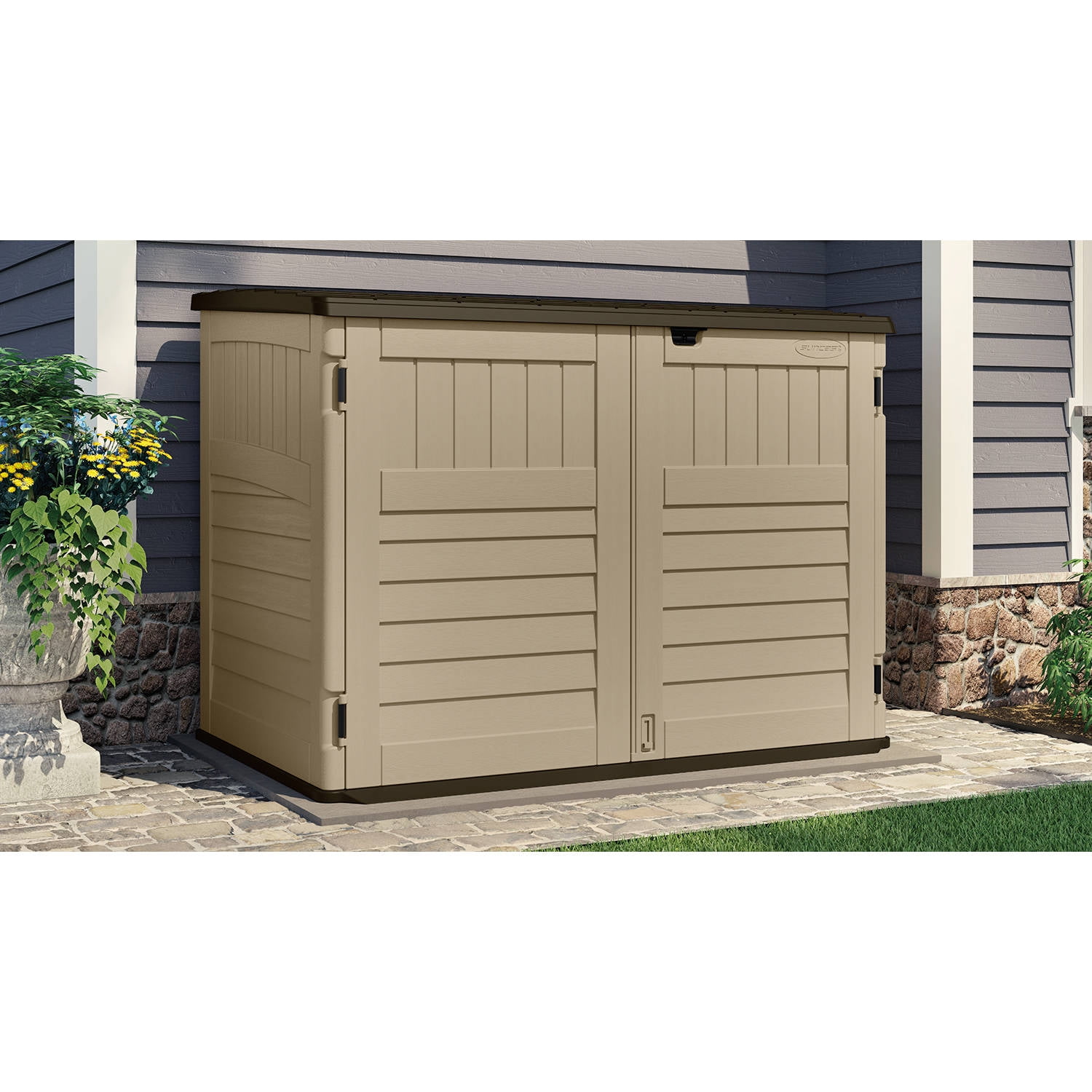 leisure season ltd - large horizontal refuse storage shed