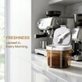 thumbnail image 2 of Airtight Coffee Canister, 8oz Coffee Storage Container with Scoop, Kitchen Food Storage Jar for Grounds Coffee, Beans, Tea, Sugar, Flour, Cereal, 800ml, 2 of 5