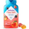 (2 pack) Vitafusion Fiber Well Sugar Free Fiber Supplement Gummies, Berry & Peach Flavors, 90 Count