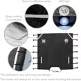 thumbnail image 4 of RV Towing Cover Maso Caravan Covers Protector for Motorhome Waterproof Nylon 86.6 x 68.9 Inch Black, 4 of 7