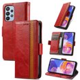 thumbnail image 1 of Case for Samsung Galaxy A23 Cover Leather Wallet Folio Case Book Design Flip Magnetic Closure - Red, 1 of 5