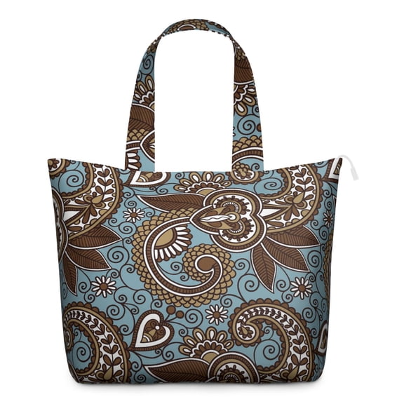 Boho Rustic French Country Weekender Bag - Durable Handles & Lightweight Travel Tote