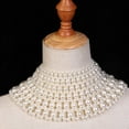 thumbnail image 2 of Collar de perlas de imitación de múltiples capas perfecl Joyería Regalos, 2 of 8
