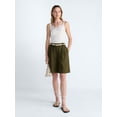 thumbnail image 2 of Scoop Women’s Pleated Bermuda Shorts, 9'' Inseam, Sizes 0-26W, 2 of 5