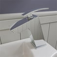 thumbnail image 2 of Pemberly Row White 18" Small Wall Mounted Ceramic Sink with Faucet Hole, 2 of 5