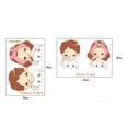 thumbnail image 3 of Adorable Cartoon Couple Washing Up Wall Decal - DIY Removable PVC Sticker for Living Room, Bedroom, Kids Room, and Nursery - Transparent Self-Adhesive Mural Art for TV and Sofa Backgrounds, 3 of 4