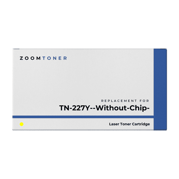 Zoomtoner Compatible with Brother TN-227Y Laser Toner Cartridge - High Yield - Yellow