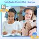 thumbnail image 2 of Candy Bila Auriculares para niños, Auriculares con cable para niños sobre la oreja con micrófono, Auriculares con limitador de volumen de 85/94 dB para niñas y niños, Auriculares plegables para aprend, 2 of 5