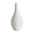 thumbnail image 2 of Jarrón de flores, jarrón de arte decorativo, moderno, sencillo, minimalista, arreglo floral para Blanco, 2 of 7