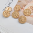 thumbnail image 5 of Nvzi Botones metálicos para chaqueta, 50 piezas de botones de aleación sólida dorados y negros de 0,47 pulgadas, kit de bricolaje para reparar y mejorar prendas de vestir., 5 of 5