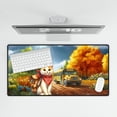 thumbnail image 4 of Goodbye Summer Manx Hello Fall Time for School Desk Mat Full Keyboard Mouse Pad Cat Lover Kitten Owner Gifts Large Mousepad - 02014, 4 of 5