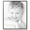 thumbnail image 2 of ArtToFrames 33" x 39" Black Square with Gold Beads Picture Frame, 33x39 inch Black Wood Poster Frame (WOM-5021), 2 of 7