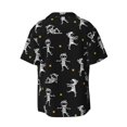 thumbnail image 6 of PAYOHTO Cute Mummy Halloween Mens Hawaiian Casual Short-sleeved Shirt Tropical Summer Beach Button Down Shirts, 6 of 7