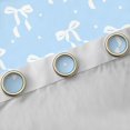 thumbnail image 4 of Erosebridal Girly Lovely Bow Black Out Curtains,Cartoon Ribbon Bowknot Curtains Pack of 2 (42x63 Each) For Kids, 4 of 7