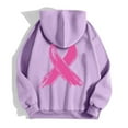 thumbnail image 6 of Yuannlog Womens Hoodies Zip Up Coats Fleece Pullovers Breast Cancer Awareness Month Long Sleeve Pockets Drawstring Casual Sweatshirts Jackets, 6 of 6