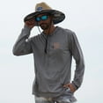 thumbnail image 3 of Reel Life Destin Heathered Pullover Hoodie - XL - Silver Filigree, 3 of 4
