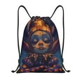 thumbnail image 1 of Saiise Dreamy Jester Under Stars Pattern Sports Drawstring Backpack - String Swim Gym Bag with Wet Proof Pocket for Women&Men-Medium, 1 of 6