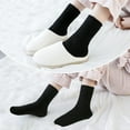 thumbnail image 2 of Womens Fuzzy Socks Cozy Fluffy Winter Warm Slipper Socks Microfiber Soft Home Sleeping Socks - 5Pairs, 2 of 6