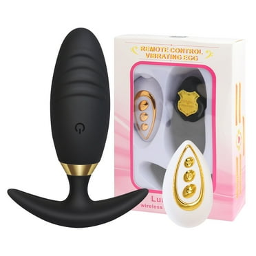 Adult Supplies Men and Women Back Fighting Toys USB Rechargeable Anal Plug with Vibrator Remote Control Jumping Egg Anal Plug