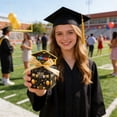 thumbnail image 3 of Graduation Party Favor Boxes with Ribbons - 10 Pack Grad Cap Shaped Candy Boxes, Graduation Apparel Boxes, A Hat Style - for Graduation Celebrations, School Events, Party Decorations, Gift Giving, 3 of 5