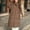 B#Coffee, variant on DPTALR George Women's Winter Solid Hooded Long Sleeve Coat with Waist Design,Khaki,Size XL