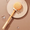 thumbnail image 3 of Billuyoard Escobilla de baño con soporte de secado rápido para colgar en el suelo del baño, depurador plano, eliminador de drenaje, limpieza Suministros de limpieza para el hogar Naranja, 3 of 6