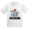 thumbnail image 3 of Inktastic Colorado Mountains and Clouds Youth T-Shirt, 3 of 5