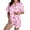 Pink-a, variant on Pajamas for Women Set Silk Valentines Pjs Women Short Sleeve Heart Print Sleepwear Soft Button down Loungewear Soft Pajama Set for Women