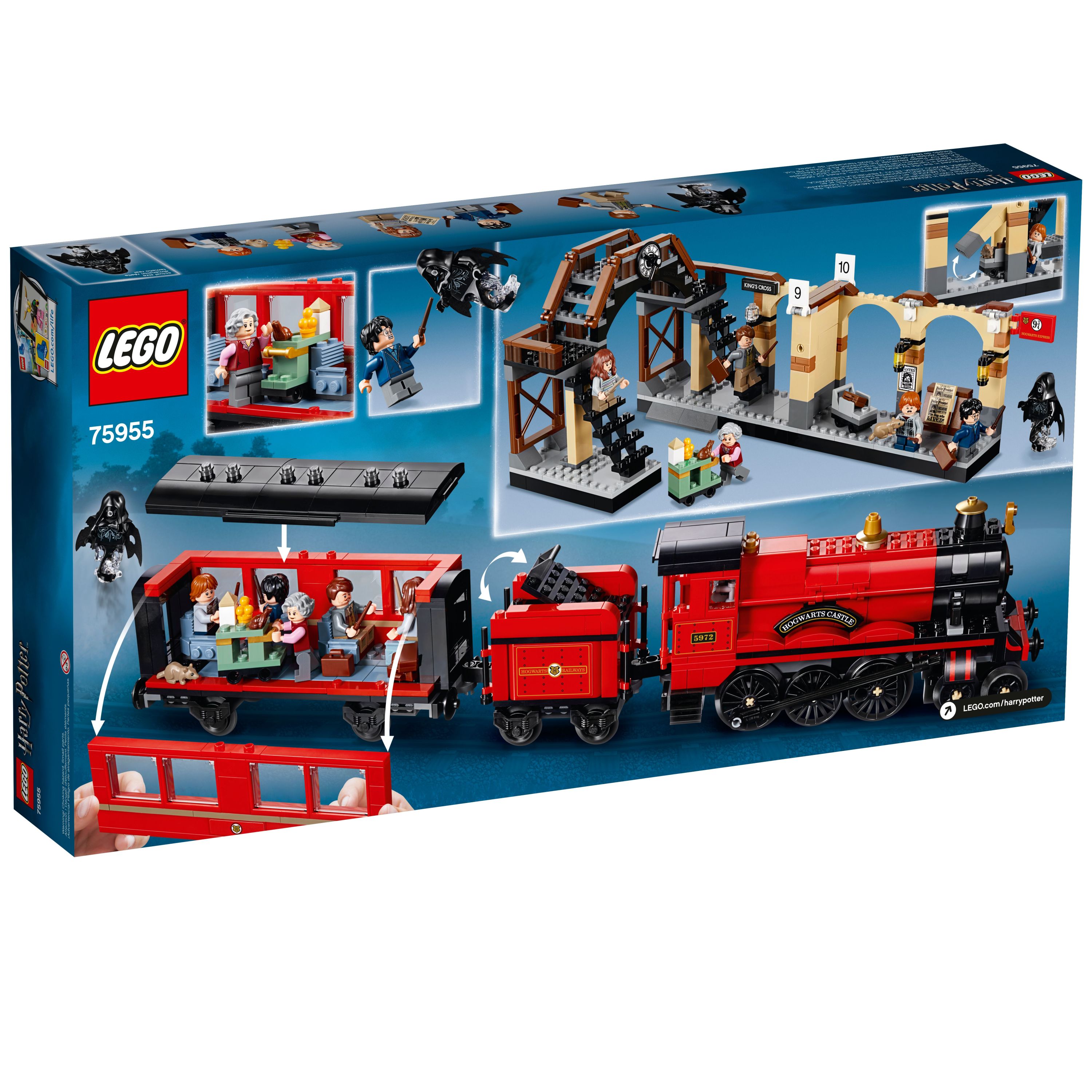 LEGO Harry Potter Hogwarts Express 75955 Toy Model Train Building Set - image 4 of 5