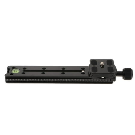 Image of 200mm Double Rail With Bubble Level For Standard Ballheads And Other Compatible Accessories