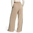 thumbnail image 6 of GTEYOIJN Ladies' Casual Pants Mens Linen Pants Wide Leg Sweatpants Women Baggy Elastic High Waisted Pants Loose Fit Pull On Track Flare Trouser, 6 of 6
