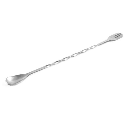 Waiters Tools Drink Sticks - Home Bar Metal Thread Design Cocktail Drink Mixing Spoon Swizzle Stick 9 Inch