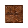 thumbnail image 1 of Fasade Easy Installation Traditional 4 Moonstone Copper Glue Up Ceiling Tile/ Ceiling Panel (12" X 12" Sample), 1 of 1