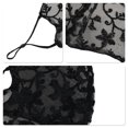 thumbnail image 3 of Unique Bargains 1 Pc Breathable Thin Sunscreen Mask Black Lace, 3 of 5