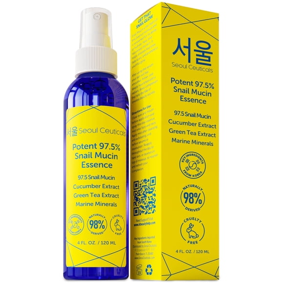 Face Mist SeoulCeuticals Snail Mucin Essence 115 ml con pepino