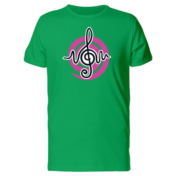 Musical G Clef Sine Tee Men's -Image by Shutterstock