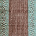 thumbnail image 1 of Ahgly Company Indoor Square Abstract Light Blue Modern Area Rugs, 5' Square, 1 of 4