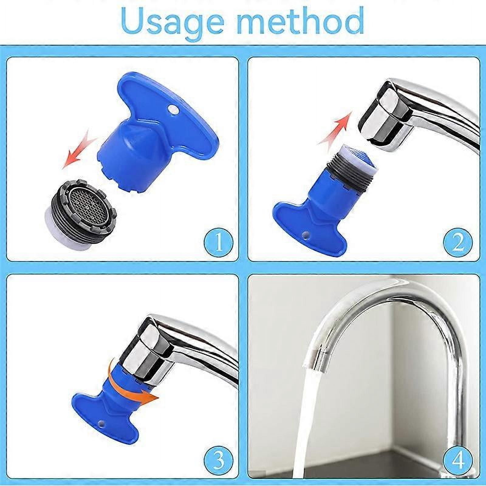 20Pcs Faucet Aerators, M16.5 M18.5 M21.5 M24 Faucet Cache Aerator Water Saving Flow Restrictor with